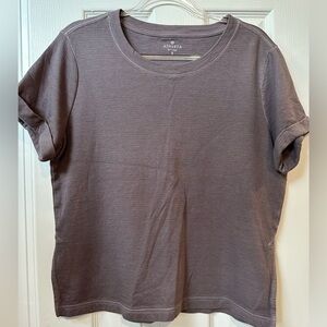 Athleta Women’s oversized shirt.